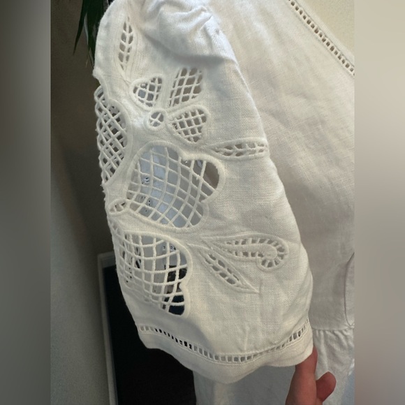 Madewell - Cassie Button-Front Midi Dress in Linen - Picture 7 of 12